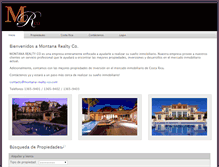 Tablet Screenshot of montana-realty-co.com